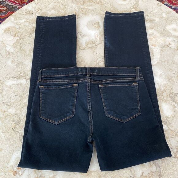 J Brand Curvy Fit Cigarette Leg Ink Wash (Dark Blue) Denim Stretch Jeans - Picture 6 of 12